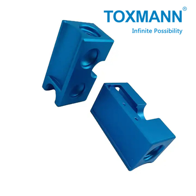 Machining CNC personnalisé précision bleu anodisé Aluminium en acier inoxydable Pièces CNC pièces métalliques