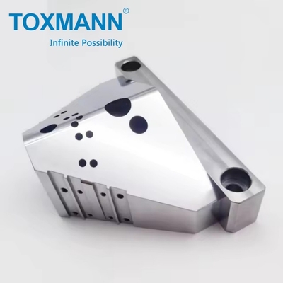 Surface métallique personnalisée hautement polissée Oxydation Traitement texturé au nickel Parties de fraisage CNC
