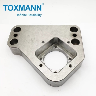 Personnaliser les pièces de fraisage d'usinage CNC Acier 45, oxydation de la surface du métal Traitement texturé du nickel Partie de fraisage CNC