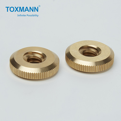 Vis de cuivre en bronze d'écrou de pièces tournée par précision de la tolérance 0.01mm