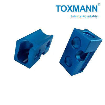 Machining CNC personnalisé précision bleu anodisé Aluminium en acier inoxydable Pièces CNC pièces métalliques