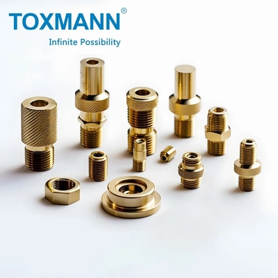 Machining CNC de précision sur mesure Assemblage de pièces de cuivre et de bronze Partie de fraisage CNC Tourner des pièces en laiton Service