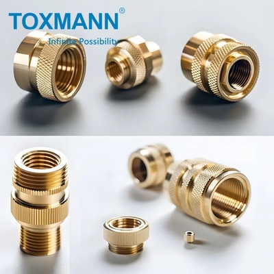 Machining CNC de précision sur mesure Assemblage de pièces de cuivre et de bronze Partie de fraisage CNC Tourner des pièces en laiton Service
