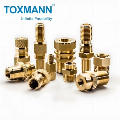 Machining CNC de précision sur mesure Assemblage de pièces de cuivre et de bronze Partie de fraisage CNC Tourner des pièces en laiton Service