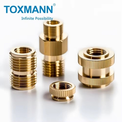 Machining CNC de précision sur mesure Assemblage de pièces de cuivre et de bronze Partie de fraisage CNC Tourner des pièces en laiton Service