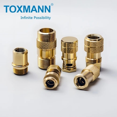 Machining CNC de précision sur mesure Assemblage de pièces de cuivre et de bronze Partie de fraisage CNC Tourner des pièces en laiton Service