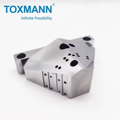 Surface métallique personnalisée hautement polissée Oxydation Traitement texturé au nickel Parties de fraisage CNC