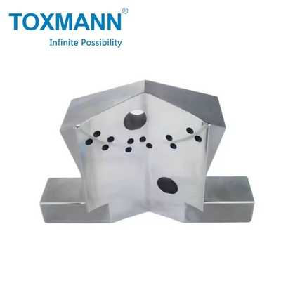 Surface métallique personnalisée hautement polissée Oxydation Traitement texturé au nickel Parties de fraisage CNC
