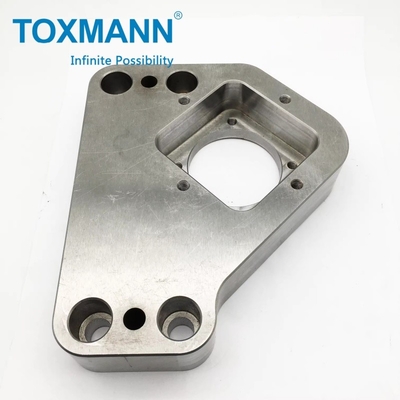 Personnaliser les pièces de fraisage d'usinage CNC Acier 45, oxydation de la surface du métal Traitement texturé du nickel Partie de fraisage CNC