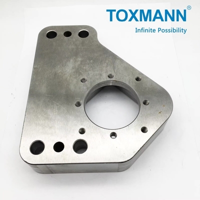 Personnaliser les pièces de fraisage d'usinage CNC Acier 45, oxydation de la surface du métal Traitement texturé du nickel Partie de fraisage CNC