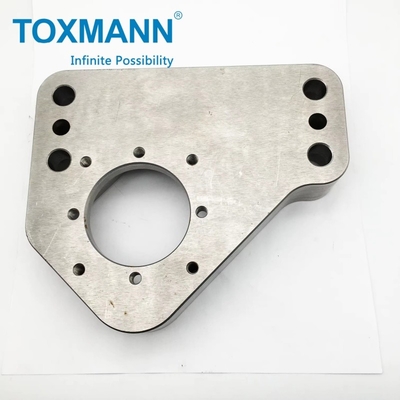 Personnaliser les pièces de fraisage d'usinage CNC Acier 45, oxydation de la surface du métal Traitement texturé du nickel Partie de fraisage CNC