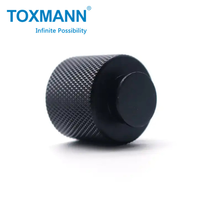 Pièces tournées de précision CNC bouton de commutateur audio en aluminium